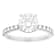 Lab-Grown Diamond Solitaire Ring In 14K White Gold 2.50ctw