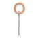 14k Rose Gold Polished Heart Shaped Disc Pendant