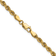 14k Yellow Gold 3.3mm Solid Rope 20 Inch Chain