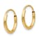 14K Yellow Gold Endless Hoop Earrings