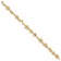 14k Yellow Gold Textured Sea Life Link Bracelet
