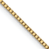 18K Yellow Gold 0.9mm Solid Box 24 Inch Chain