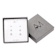 3-Pack 14k White Gold Ball Stud Earrings - 3mm, 4mm, and 5mm Sizes