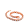 CZ Tennis Bracelet In 18K Rose Gold Over Sterling Silver