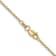 14k Yellow Gold 1.45mm Solid Diamond Cut Cable Chain 18 Inches