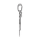 Rhodium Over 14k White Gold Satin Diamond Kid with Bow Pendant