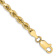 10k Yellow Gold 3.5mm Diamond-Cut Rope Link Bracelet