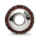 Sterling Silver Reflections Brown Full Preciosa Crystal Bead