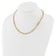 14K Yellow Gold Polished Fancy Cable Link Necklace