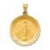 14k Yellow Gold Satin Miraculous Medal Pendant