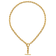 14K Yellow Gold Paperclip 18-inch Toggle Necklace