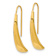 14k Yellow Gold Polished Fancy Dangle Earrings