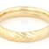 Chevron Diamond Cut Band Ring In 10K Yellow Gold