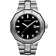 Bulova Men's Classic Black Dial Stainless Steel Watch