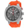 Seapro Men's Guardian Gray Dial, Orange Silicone Watch