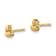 14K Yellow Gold Duck Post Earrings