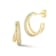 Rachel Zoe Pave and Polished Double Hoop Earrings in 14K Gold Over
Sterling Silver