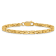 14K Yellow Gold 3.25mm Byzantine Chain Bracelet