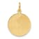 14k Yellow Gold Textured Confirmation with Dove Medal Pendant