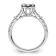 Rhodium Over 14K White Gold Lab Grown Diamond VS/SI GH, Cluster Ring 0.988ctw