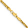14k Yellow Gold 2.5mm Diamond-Cut Wheat Link 16 Inch Chain
