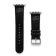 Gametime NHL Carolina Hurricanes Black Leather Apple Watch Band (38/40mm
S/M). Watch not included.