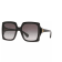 Gucci Oversized Square Sunglasses Black/Gray Gradient 60mm