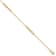14K Yellow Gold Polished with .5-inch Extension Anklet
