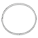 Rhodium Over 14K White Gold 4/16 Florentine Hinged Bangle