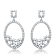 Sculptural CZ Globe Drop Earrings In Sterling Silver