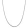 Rhodium Over Sterling Silver 2.5mm Diamond-cut Rope Chain