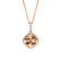 2.70ctw Morganite and Diamond Pendant in 14k Rose Gold