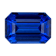 Sapphire Loose Gemstone 10x6.75mm Emerald Cut 4.02ct