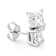 Lab-Grown Diamond Princess-Cut Stud Earrings In 14K White Gold 3.00ctw