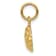 14k Yellow Gold Textured Golf Ball Charm