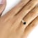 Black Sapphire 14K Gold Over Sterling Silver Ring 1.00ctw