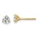 14K Yellow Gold Lab Grown Diamond 2/3ctw VS/SI GH 3 Prong Earrings