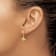 14k Yellow Gold Dangle Star Earrings