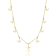 Butterfly Charm Necklace In 14K Gold Over Brass