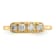14K Yellow Gold CZ Toe Ring 0.015ctw minimum