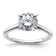 Rhodium Over 14K White Gold 1 3/4 ct. G H I True Light Round Moissanite
Solitaire Ring