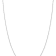 Rhodium Over Sterling Silver 1mm 8 Sided Diamond-cut Cable Chain Necklace