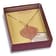 Copper Dipped Aspen Leaf with 20 Inch Gold-plated Necklace