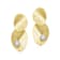 Pear Shape Freshwater Pearl Drop Earrings In 14K Gold Over Sterling Silver