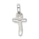 Sterling Silver Letter T with Enamel Pendant