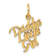 10K Yellow Gold DADDYS LITTLE GIRL Charm
