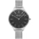 Obaku Women's Kaffe Black Dial Stainless Steel Mesh Band Watch