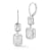 Rachel Zoe Graduated Radiant-Cut CZ Dangle Earrings in Rhodium Over
Sterling Silver