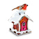 BERTIE Robin on Bird House Trinket Box