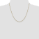 14k Yellow Gold 1.45mm Solid Diamond Cut Cable Chain 20 Inches